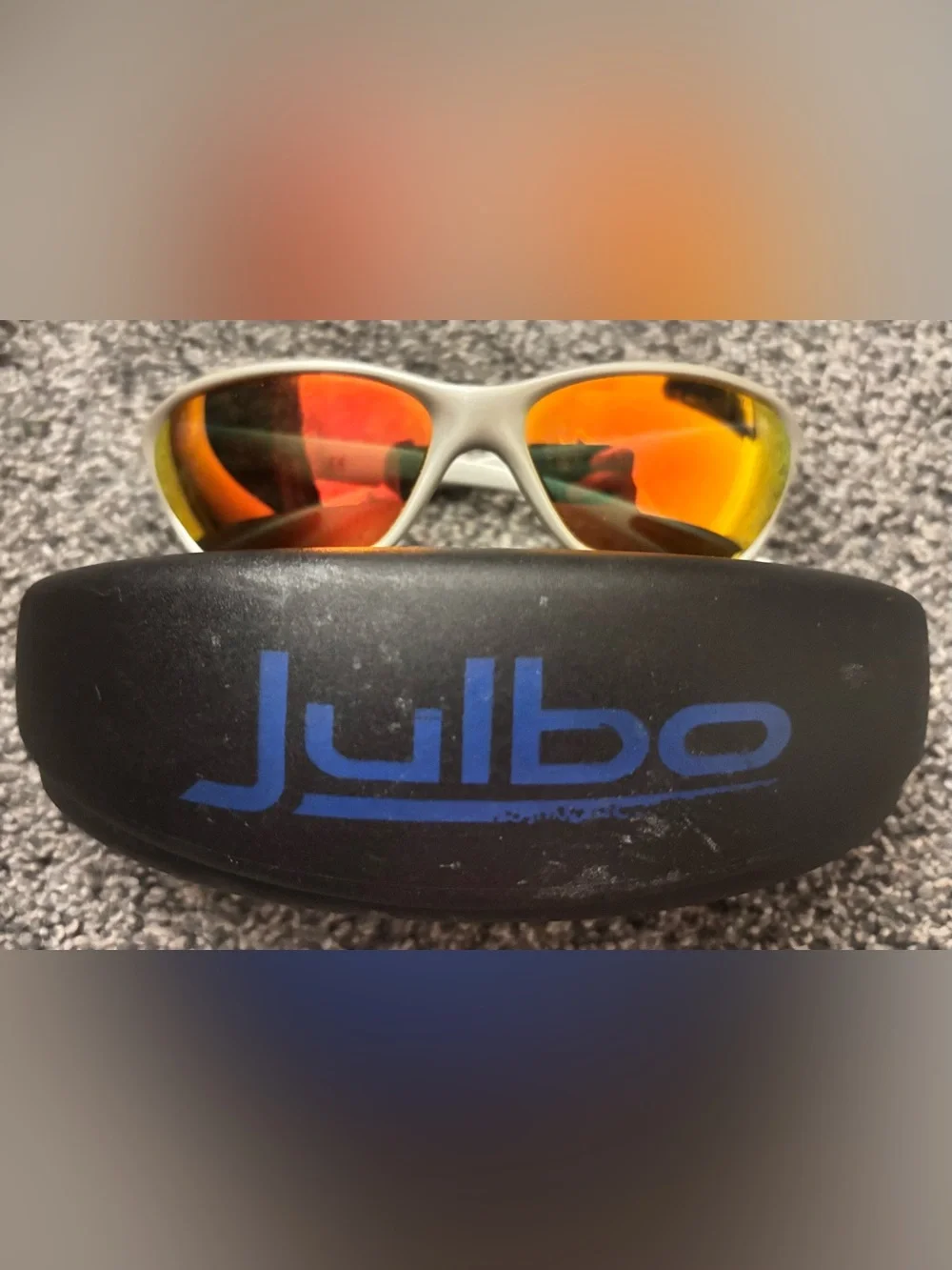 Julbo Boost M Men’s Sport Sunglasses Orange Mirrored Lenses